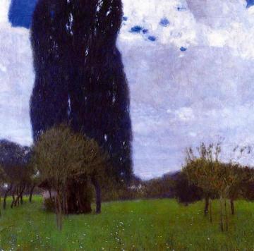 The Tall Poplar Trees II Artwork by Gustav Klimt