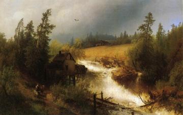 The Old Watermill Artwork by Herman Herzog