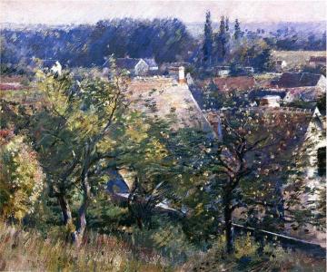 Saint Martin's Summer, Giverny Artwork by Theodore Robinson