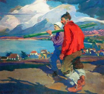 Men Of The Sea Artwork by Armin Hansen