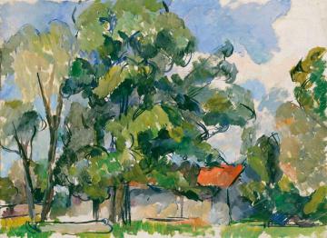 At the barn Artwork by Pyotr Konchalovsky