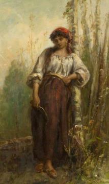 A Woodcutter Of The Basque Provinces Artwork by Thomas Kent Pelham