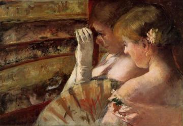 A Corner of the Loge Artwork by Mary Cassatt