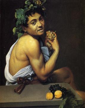 Self Portrait as Bacchus Artwork by Caravaggio