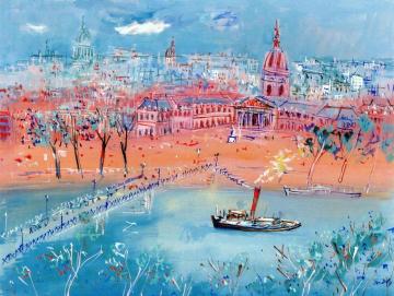 The Institute De France Artwork by Jean Dufy