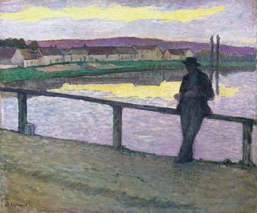 Sunset at Pont Aven Artwork by Henri Lebasque