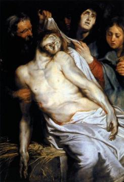 Lamentation (Christ on the Straw) Artwork by Peter Paul Rubens