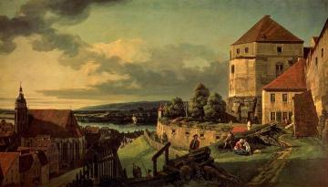 View of Pirna from the Fortress of Sonnenstein Artwork by Bernardo Bellotto