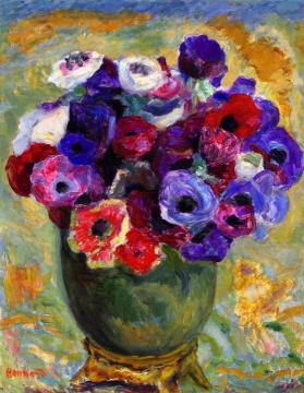 Anemones Artwork by Pierre Bonnard