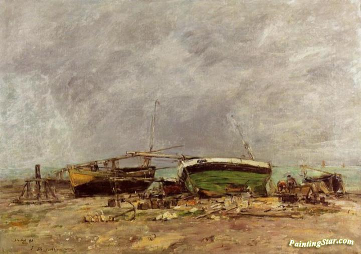 Etretat Artwork by Eugène-Louis Boudin