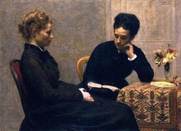 The Reading Artwork by Henri Fantin-Latour