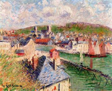 The Outer Port at Fécamp Artwork by Gustave Loiseau