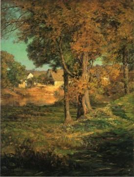 Thornberry's Pasture Brooklyn, Indiana Artwork by John Ottis Adams