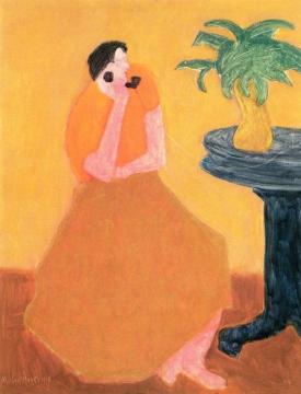 Party Line Artwork by Milton Avery