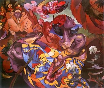 A Visit to the Raja Artwork by Stanislaw Ignacy Witkiewicz