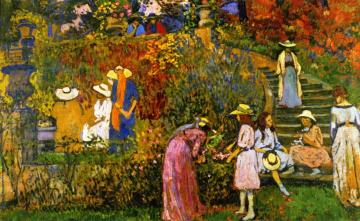 At the Foot of the Great Staircase, Study Artwork by Theo van Rysselberghe