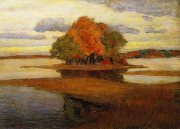 Nightfall Artwork by Arthur Wesley Dow