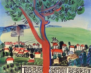 The Pine At Golfe-juan Artwork by Raoul Dufy