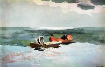 Deep Sea Fishing Artwork by Winslow Homer