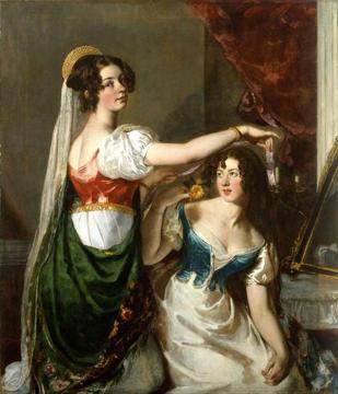 Preparing For A Fancy Dress Ball Artwork by William Etty