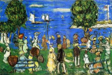Promenade Salem Artwork by Maurice Prendergast