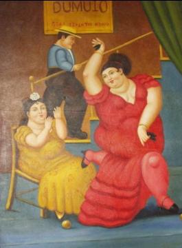 Flamenco Dancer Artwork by Fernando Botero