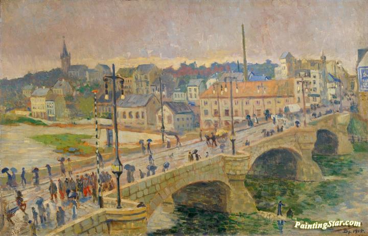 View Of Weilburg Artwork by Richard Bloos