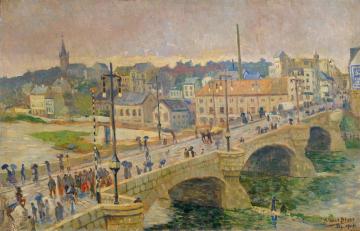 View Of Weilburg Artwork by Richard Bloos