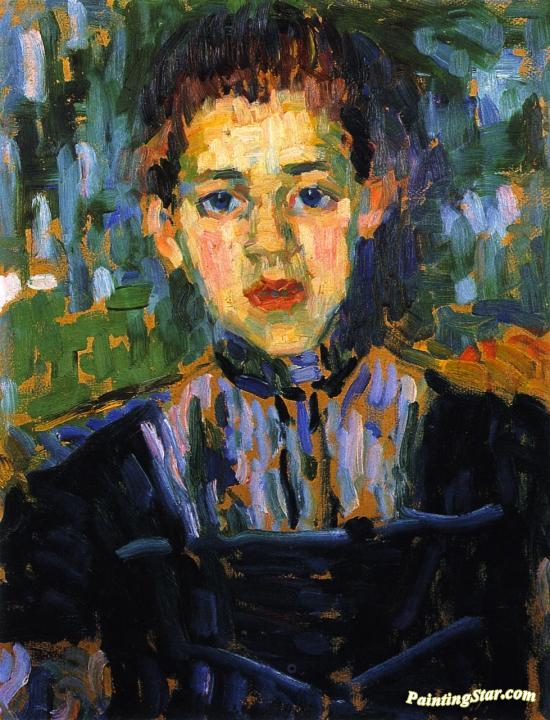The Girl Marie Artwork by Alexej Jawlensky