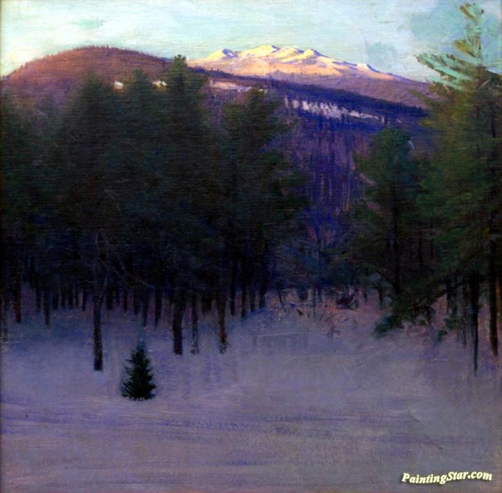 Monadnock In Winter Artwork by Abbott Handerson Thayer