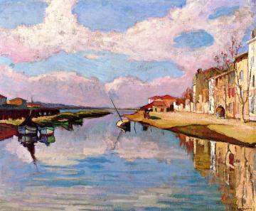 Canal At Martigues Artwork by Charles Camoin