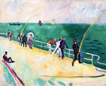 Fishermen Artwork by Raoul Dufy