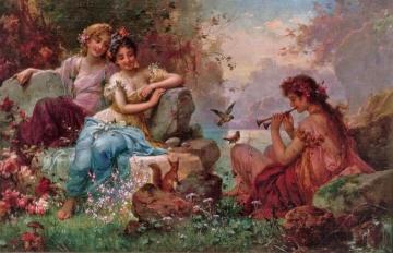 Charming The Animals Artwork by Hans Zatzka
