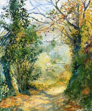 By the River Artwork by Georges Manzana Pissarro