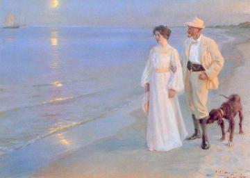 Summer Evening At Skagen Artwork by Peder Severin Kroyer