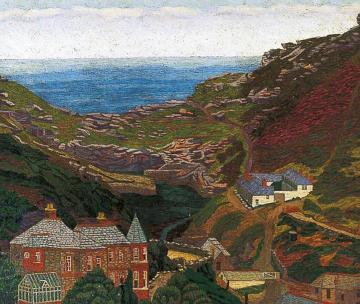 Penally Bridge, Boscastle, Cornwall Artwork by Charles Ginner