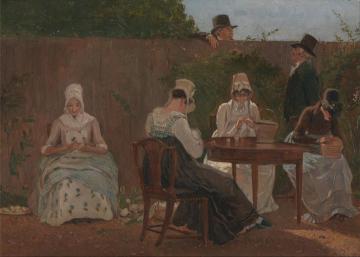 The Chalon Family in London Artwork by Jacques-Laurent Agasse