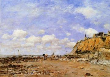 The Shore at Villerville Artwork by Eugène-Louis Boudin