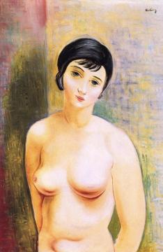 Nude Bust Artwork by Moise Kisling