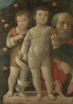 The Holy Family with Saint John Artwork by Andrea Mantegna