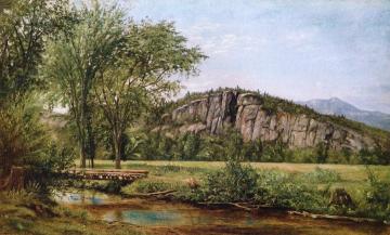 Cathedral Ledge, North Conway, New Hampshire Artwork by Louis Remy Mignot