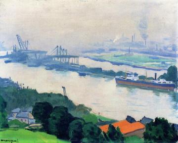 The Seine at Croisset Artwork by Albert Marquet
