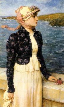 The Sea Breeze Artwork by George Henry Boughton