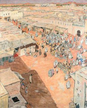 Marrakesh, Morocco Artwork by James McBey