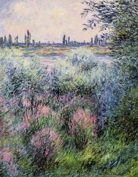 A Spot on the Banks of the Seine Artwork by Claude Oscar Monet