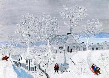 Home Artwork by Anna Mary Robertson Grandma Moses