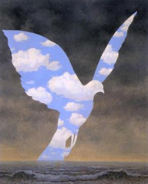 La Grande Famille Artwork by Rene Magritte