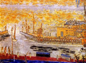 Afternoon Landscape Artwork by Pierre Bonnard