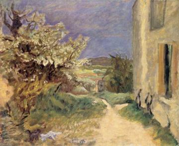 The Small House, Spring Evening Artwork by Pierre Bonnard
