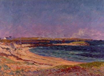The Portivy Beach, Quiberon Peninsula Artwork by Maxime Maufra